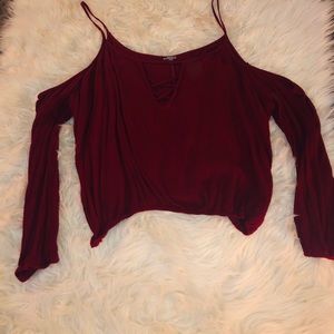 Cold shoulder blouse